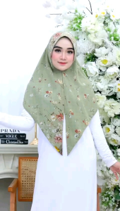 DESVIKA 644 SEGITIGA INSTAN PED ANTEM BAHAN CERUTY BABYDOLL MOTIF BY DESVIKA