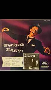 [ แผ่นเสียง Vinyl LP ] Artist : Frank Sinatra  Album : Swing Easy! And Songs For Young Lovers Cover : NM Disc : NM Manufactured : Japan Released :  1981 Price : 1150