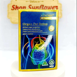 Viên giảm mỡ nội tạng Vitatree Organ Fat Detox 60 viên của Úc