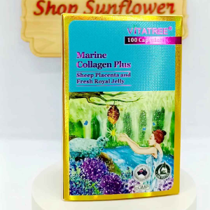 Vitatree Marine Collagen 100 viên của Úc chống lão hóa da giảm vết nhăn và giúp da căng đẹp