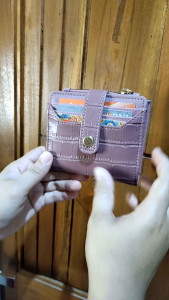 DOMPET WANITA CROCO KANCING LIPAT GENIE WALLET