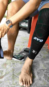 Kaos Kaki Sambung 3D Ergo Fit Design Squad Football Leg Sleeve Avo