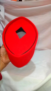 peci songkok merah tinggi 10cm pul bahan nailek empuk lembut Yaman di pake di liat dulu deskripsi nya