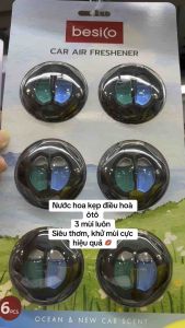 Nước hoa kẹp cửa gió ô tô Besico