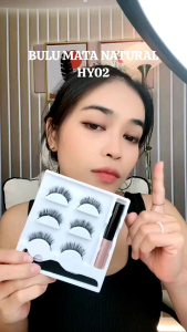 Set Bulu Mata Palsu Magnet + Eyeliner Magnet Lengkap