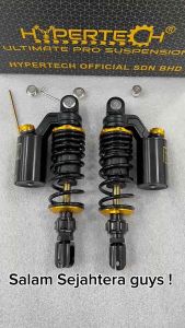 YAMAHA NMAX155 V1 V2 V3 HYPERTECH ULTIMATE PRO-X2 ABSORBER 305MM WITH REBOUND & COMPRESSION ADJUSTER NMAX NVX ABS MONO SHOCK Suspension Absorber Purple NVX V1 V2 V3 SP ABS