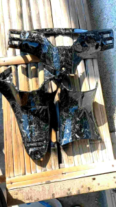 Batok Belakang & Legsil Atas Bawah Supra X 125 Karbon