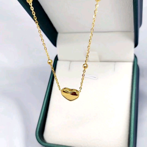 Xpid Kalung Love Rantai Jedar Stainless Steel Gold Anti Karat