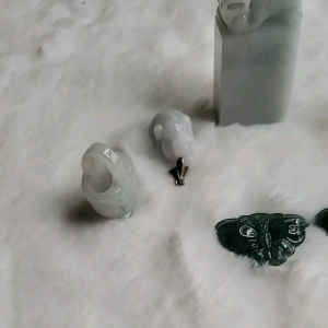 Ấn tỳ hưu cẩm thạch ấn sư tử thạch anh vàng giỏ hoa cẩm thạch Heo mập cẩm thạch hồ điệp Gua