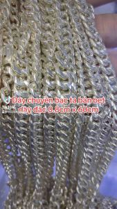 Dây chuyền nam bạc ta bản to dài 60cm vinux viễn bảo hành