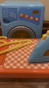 Deluxe Laundry Set with Washing Machine and Iron (preloved)