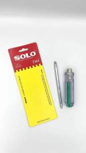 ชุดไขควง SOLO 4 นิ้ว ช่วยเสริมสร้างสมาธิ 2in1 No. 864 ช่วยเพิ่มความมั่นใจในการเสริมสร้างสมาธิ ไขควง ไขควงสลับหัว, ไขควงสลับด้าน, ไขควงแฉก, ไขควงแบน, ไขควงด้ามยาว โดย ALUWARE AW173