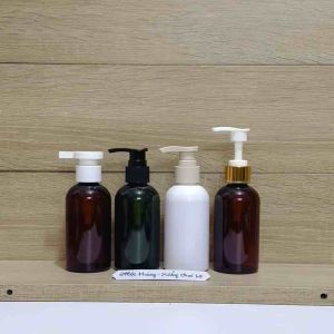 Chai lọ nhựa Pet 150ML Màu Nâu/Xanh/Trắng Sứ(Sữa)-Dáng Bầu Lùn.Siêu đẹp có vòi nhấn đủ kiểuđủ loại.Đựng dầu gộisữa tắm