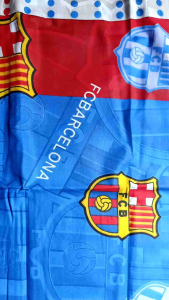 Sprei Bola Katun Kasur No 1 King Size Ukuran 180x200 Tinggi 30 Lebih Sprei Home Made Corak Motif Bola Merah Biru