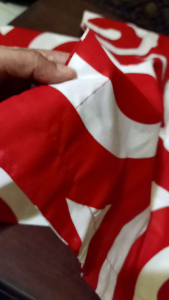 Sprei Katun Kasur Double Two In One Ranjang Sorong Kasur Susun Ukuran 120 Sprei Home Made Corak Motif Spiral Merah