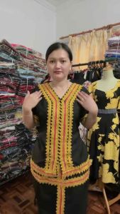 SET KEBAYA BORNEO DSN CODE 4478 fit to SIZE 40-85kg