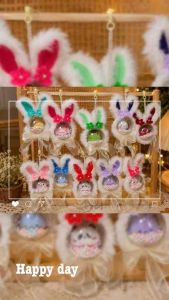 Lồng Đèn Cầu Tai Thỏ Dễ Thương – Đèn Trung Thu Handmade Đèn Treo Trang Trí & Quà Tặng Cho Bé