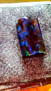 Batu Cincin Black Opal Sempur Banten Jarong Natural Bahan Ranting8