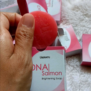 4 PCS SABUN WAJAH DNA SALMON ORI BPOM MEMUTIHKAN DAN MENCERAHKAN  USERATU ASLI BPOM SABUN SAFRON SABUN BIDARA MINYAK BULUS USERATU
