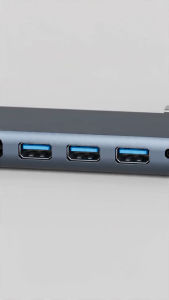 Multifunction USB-C Hub Adapter 4K HDMI 100W PD 5Gbps For Laptop Tablet TV Steam Deck MacBook Android Type C Dock