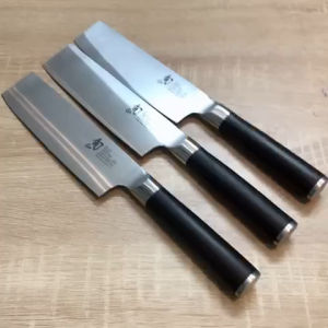 Dao thái thịt Nhật sắc bén không rỉ dài 30cm cán gỗ mun