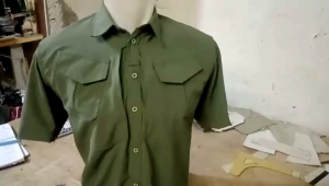 #######kemeja Paspampres saku miring street bahan katun street jumbo