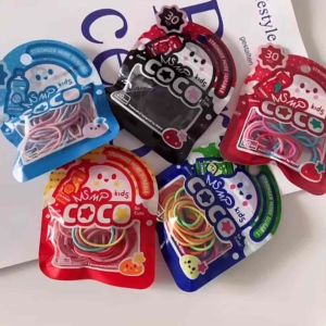 🇲🇾 30pcs Kids Colorful Baby Girls Hair Tie Rope Rubber band Ponytail Headwear Elastic Hair Band Getah Rambut 彩色绑发圈橡皮筋绑头发