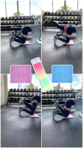 ฟิตเนส สายแรงต้านแบบผ้า ปั้นก้น สควอท กระชับขา