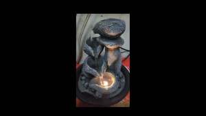 SG Seller Water Pump with LED lights single white color fengshui water fountain water features white color LED 3W submersible water pump 2 Round Pin Desktop Tabletop Water Fountains fish tank