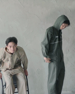 KAISAR Jas Hujan Best Quality Pria Wanita bahan elastis parasut PVC