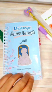 Jurnal Challenge Jalur Langit: Catatan Buku Agenda Ukuran A6