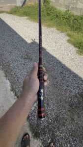 คันไผ่แดง 5.5hคันเบ็ดตกปลาคาร์บอนสูงแบบญี่ปุ่นผสมซิลิก้า