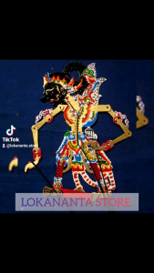 GATUTKACA ABIMANYU PAKET ISI 2 WAYANG KULIT mainan BAHAN KARTON DUPLEK