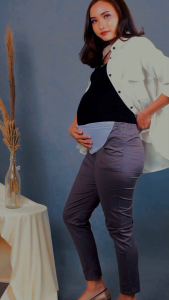 Celana Hamil Super Jumbo Muat BB 100kg Bahan Katun Stretc Kain Melar Aman dan Nyaman Untuk Ibu Hamil