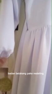 Baju Gamis Anak Perempuan Terbaru Set Jilbab Gamis Putih Anak Manasik Haji Tk