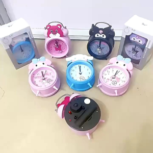 Jam Weker Anak Karakter Sanrio Kuromi Cinamoroll Alram Kring