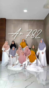 Arrafi AR 782 Jilbab hijab kerudung bergo krudung wanita dewasa jersey instan pyet best seller terbaru terlaris kekinian murah viral 2023 adem murah promo daily ootd cantik pet antem bahan stella cantik bayar di tempat COD gratis ongkir