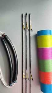 ชุด5ชิ้น ลูกดอกปลา3 และกระบอกสายพีอี1 พร้อมยางผูกสำเร็จ1