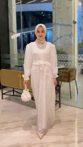 MANOLIA BROKAT DRESS ORGANZA MEWAH
