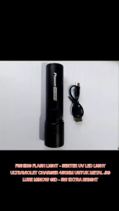 FISHING FLASH LIGHT - SENTER UV LED LIGHY ULTRAVIOLET CHARGER 450NM UNTUK METAL JIG MINOW GID - EXTRA BRIGHT