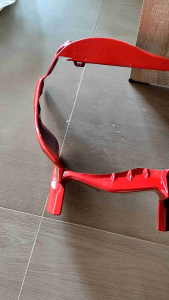 Batok Lampu Depan Tiger Revo Pece Totok Desain Merah Hitam