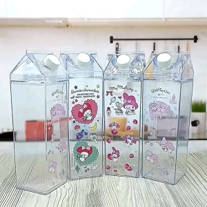 Botol Minum / Botol Susu Juice / Tempat Susu Juice / Botol Hello Kitty / Kuromi / Snoopy / Cinnamoroll / My Melody / Pompom Purin