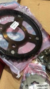 GEAR GIR SET GIR PAKET- Gigi Tarik MEGAPRO NEW MONOSHOCK & CB150R & CBR150R & VERZA 150 & TIGER REVO & SUPRA GTR & SONIC