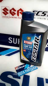 oli mesin Suzuki ECSTAR R7000 matic 1liter skywave spin Hayate skydrive original Suzuki Genuine Oil SGO
