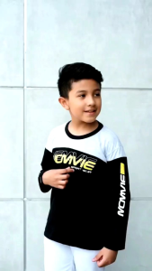 Kaos Anak Laki-laki Lengan Panjang Momvie 7-14th: Baju Atasan Anak Cowok Branded