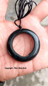 Aksesoris Batu Giok Black Jade Original Aceh Pria Nempel Magnet
