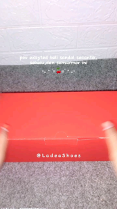 ladea sandal wanita terbarusandal kokop bapau tali pita depansandal ootdsandal hak 3cm