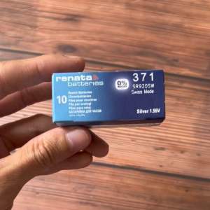 Pin Renata SR920SW (371) Chính Hãng Thuỵ Sĩ Viên Rời Cho Đồng Hồ Đeo Tay Hạn Sử Dụng 2 Năm