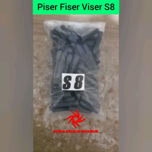 (100 pcs) Piser S8 / Fiser S8 / Viser Tembok 8mm