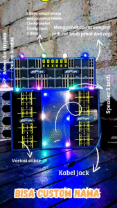 MINIATUR SOUND SIAP BUNYI FULL LAMPU